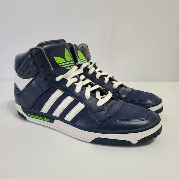 adidas Shoes Adidas Post Player Vulc Us Mens Size 3 Casual Basketball Shoes Bluewhtgreen Poshmark